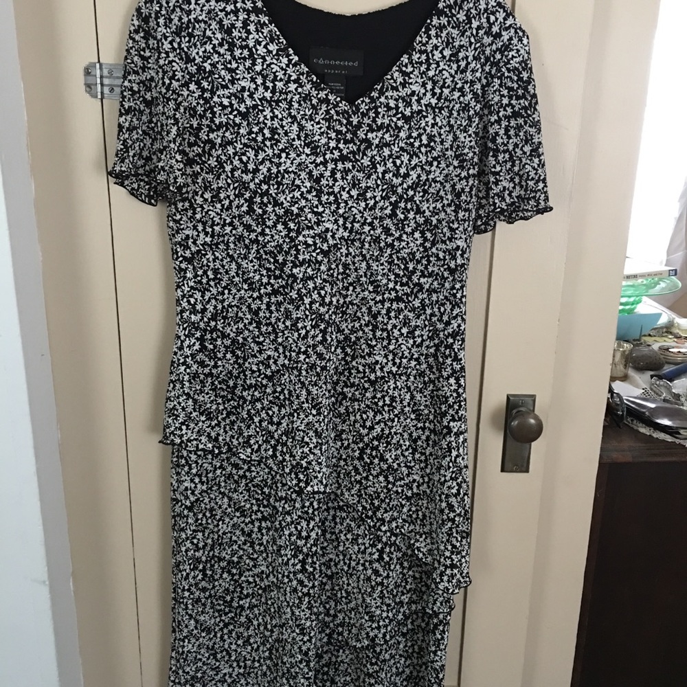 Black and white dress